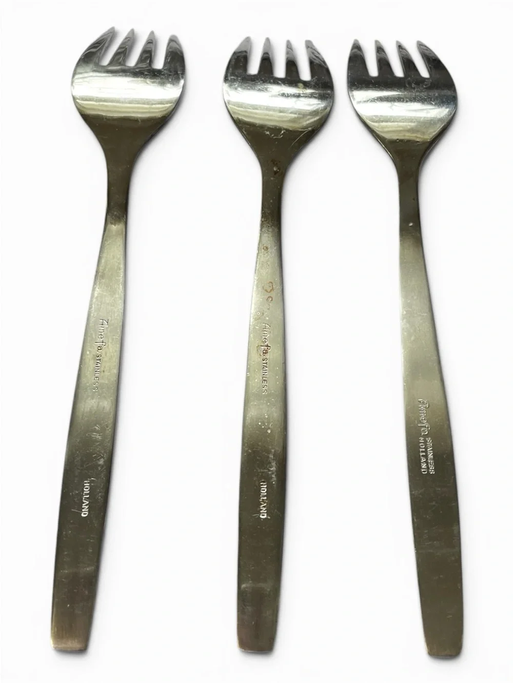 Amefa Royal Damask salad forks, set of 3